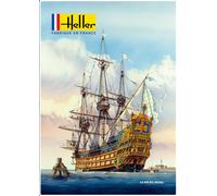 Maqueta Heller 1/100 Del Soleil Royal, Famoso Barco Insignia Francés De 104 C