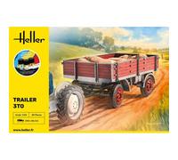 Maqueta Heller 1:24 Kit De Inicio Remolque 3 Toneladas Polivalente