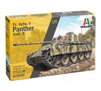 Maqueta Italeri 1/35 Panther Ausf D Con Fotograbado Y 4 Decoraciones, Tanque Al
