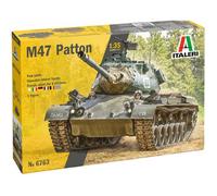 Maqueta Italeri M47 Patton 1/35, Tanque Guerra Fría Con Decoración Francesa