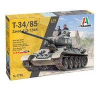 Maqueta Italeri T-34/85 Zavod 112 1/35: Cañón De Metal, Fotograbado, Orugas S