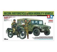 Maqueta Jgsdf Reconocimiento Motocicleta & High Mobility Vehicle Set TAMIYA 2518