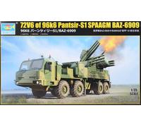 Maqueta Lance-Missile 72v6 Of 96k6 Pantsir-s1 Spaagm Baz-6909 TRUMPETER 01087