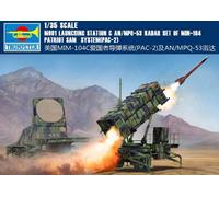 Maqueta M901 Launching Estación & Año / mpq-53 Radar Set Of Mim-104 Patriot Sam