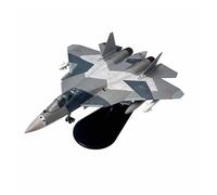 Maqueta metálica de avión Combate SU-57 a Escala 1/100 Ideal para coleccionistas y decoración Juego de Pasatiempos en Miniatura
