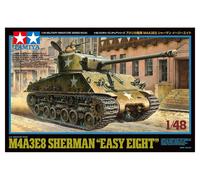 TAMIYA 32595 - 1:48 US M4A3E8 Sherman Easy Eight, maqueta, Kit de construcción d
