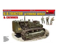 Maqueta MiniArt U. S. Tractor 1/35 Con Torno Y Crew, Vehículo Ingeniería De US