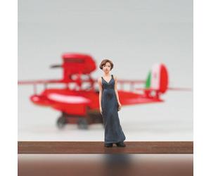 Maqueta Model Kit Savoia S.21F ver.2 Seaplane + Figura Gina Porco Rosso