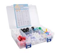 Maqueta molecular de química orgánica, kit de maquetas de elementos atómicos para enseñanza, kit estructural