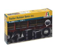 Maqueta Neumáticos Trailer Caucho Tyres ITALERI 3890 1/24ème Tanque Promo