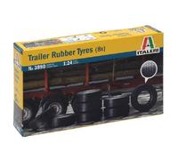 Maqueta Neumáticos Trailer Caucho Tyres ITALERI 3890 1/24ème Tanque Promo