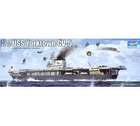 Maqueta Portaaviones Uss Yorktown Cv-5 Trumpeter 06707 1/700 Maqueta De Tanque P