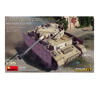 Maqueta Pz.kpfw.iv Ausf.h MiniArt 1/35 Interior Completo, Tanque Alemán 1943 , M
