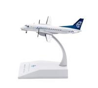 Maqueta Realista de Avión Avión De Exhibición De Aleación Terminada, Modelo SAAB 340A ZK-NLP For Air New Zealand, Escala 1:200, 9 Cm. Avión Modelo prefabricado