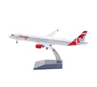 Maqueta Realista de Avión Modelo De Avión Fundido A Presión For Air Canada Rouge A321 C-GYFM, Escala 1:200, Réplica De 22 Cm. Avión Modelo prefabricado