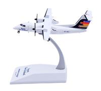 Maqueta Realista de Avión Réplica del Avión De Pasajeros Bombardier Dash8-Q100 ZK-Nez For Air New Zealand, Escala 1:200, 22 Cm. Avión Modelo prefabricado