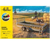 Maqueta Remolque Starter Kit Goods Trailer HELLER 56778 1:24 Maqueta Tanque Para