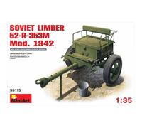 Maqueta Soviet Ágil 52-r-353m Mod. 1942 MiniArt 35115 1/35ème Maqueta Tanque P