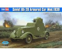 Maqueta Soviet Ba-20 Armored Car Mod.1939 HOBBY BOSS 83883 1/35ème Maqueta Cha