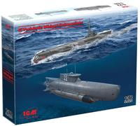 Maqueta Submarino k-Verbände Midget Submarinos ICM S.020 1:72