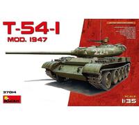 Maqueta T-54-1 Miniart 1/35 Tanque Soviético 1947 Ultra Detallado 970 Piezas Ph