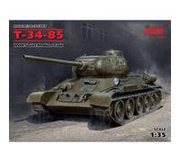 Maqueta Tanque т -34-85 Segunda Guerra Mundial Soviet Medium Tank ICM 35367 1/