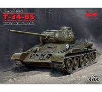 Maqueta Tanque т -34-85 Segunda Guerra Mundial Soviet Medium Tank ICM 35367 1/
