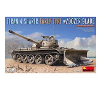 Maqueta Tanque Barra 4 Sharir Early Tipo W/ Dozer Chapa MiniArt 37044 1 :3 5