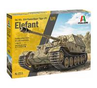 Maqueta Tanque Elefante Sd. Kfz.184 Panzerjager Tiger (P) ITALERI 211 1 :3 5