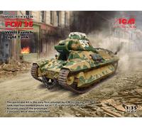 Maqueta Tanque Fcm 36 Segunda Guerra Mundial Francesa Luminoso ICM 35336 1 :3 5
