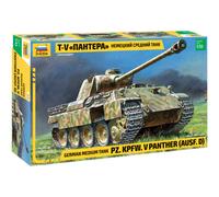 Maqueta Tanque German Medium De Pz. Kpfw. V Panther ( Ausf. ) ZVEZDA 3678 1 :3 5