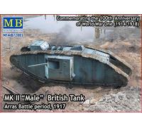 Maqueta Tanque II Macho British Tank, Arras Battle Periodo, 1917 Master Box 720