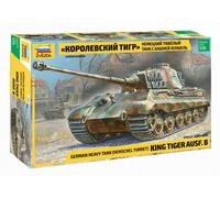 Maqueta Tanque King Tiger Ausf. B (Henschel Turret). German Heavy ZVEZDA 360
