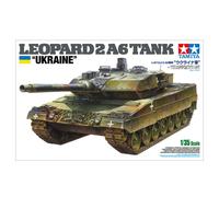 Maqueta Tanque Leopard 2 A6 Tank Ucrania TAMIYA 25207 1/35ème Promo