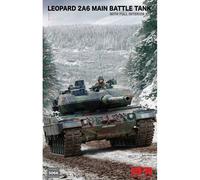 Maqueta Tanque Leopard 2a6 Mano Battle Tank Con Full Interior RYE FIELD MODEL 50