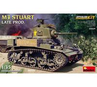 Maqueta Tanque M3 Stuart Finales De Prod. Interior Kit MiniArt 35429 1 :3 5 Ch