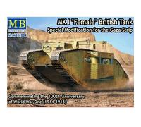 Maqueta Tanque Mk I Hembra British Tank, Special Modificación Para The Con Strip