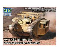 Maqueta Tanque Mk I Macho "British Tank, Special Modificación Para The Con Strip