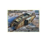 Maqueta Tanque Mk II Hembra" British Tank Arras Battle Periodo 1917 Master Box 7
