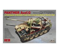 Maqueta Tanque Panther Ausf.g Con Full Interior & Cut Away Piezas RYE FIELD