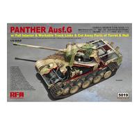 Maqueta Tanque Panther Ausf.g Con Full Interior & Cut Away Piezas RYE FIELD