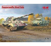 Maqueta Tanque Panzerwaffe Acero Cats ICM ds3524 1 :3 5 Promo