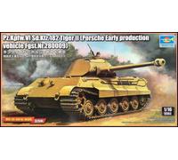Maqueta Tanque Pz.kpfw.vi Sd.kfz.182 Tiger II (Porsche Early Nuestra Vehicle F