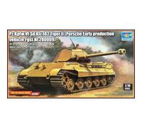 Maqueta Tanque Pz.kpfw.vi Sd.kfz.182 Tiger II (Porsche Early Producción Vehicle.