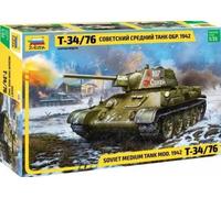 Maqueta Tanque Soviet Medium Tank T-34/76 Mod.1942 ZVEZDA 3686 1 :3 5