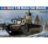 Maqueta Tanque Soviet T-28 Medium Tank (Remachado) HOBBY BOSS 83853 1/35ème
