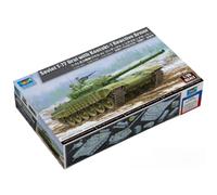 Maqueta Tanque Soviet T-72 Ural Con Kontakt-1 Reactive Armor TRUMPETER