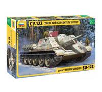Maqueta Tanque Soviet Tank Destroyer Su-122 ZVEZDA 3691 1 :3 5 Promo