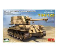 Maqueta Tanque T-34/122 Egipcio 122MM Self-Propelled Gun RYE FIELD MODEL 5013