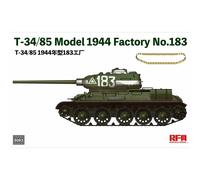 Maqueta Tanque T-34/85 Modelo 1944 Factory No.183 RYE FIELD 5083 1/35ème Ma